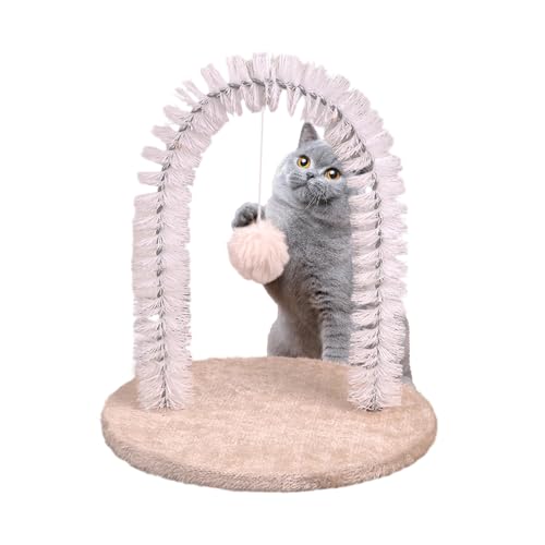 Frfik Katzen-Reibepfosten | Katzenbogen Groomer Massage Gesichtskratzer – Bogen Reiben Pfosten Haarentferner Kratzpad Haustier Spielzeug für kleine Rassen Reisen Langeweile Frfik Katzen-Reibepfosten | Katzenbogen Groomer Massage Gesichtskratzer – Bogen Reiben Pfosten Haarentferner Kratzpad Haustier Spielzeug für kleine Rassen Reisen Langeweile von Frfik