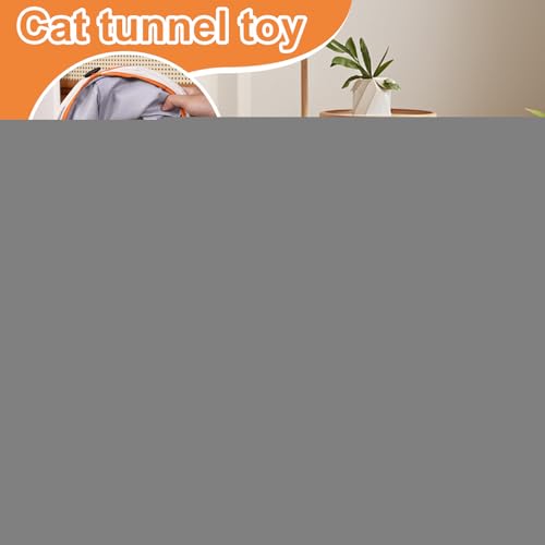 Frfik Katzentunnel Spielzeug,Haustiertunnel Zusammenklappbar Mit Ball - Kratzfeste Spielhöhle Zur Beschäftigung Als Trainingszubehör Für Wohnung Und Bewegung Frfik Katzentunnel Spielzeug,Haustiertunnel Zusammenklappbar Mit Ball - Kratzfeste Spielhöhle Zur Beschäftigung Als Trainingszubehör Für Wohnung Und Bewegung von Frfik