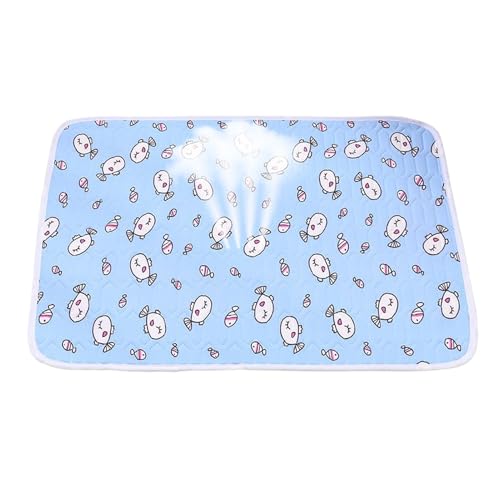 Frfik Kühlmatte Für Hunde - Katze Selbstkühlende Matte, Große Kühlmatte – tragbares Kühlpad aus Eisschnee-Seide für Haustiere, ideal für Transportbox, Auto, Park & Sommer-Picknick - Blau Frfik Kühlmatte Für Hunde - Katze Selbstkühlende Matte, Große Kühlmatte – tragbares Kühlpad aus Eisschnee-Seide für Haustiere, ideal für Transportbox, Auto, Park & Sommer-Picknick - Blau von Frfik