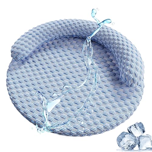 Frfik Kühlmatte Für Katzen - wasserdichte Hundebett Matte Für Den Sommer,rutschfeste Komfortable Kuscheldecke Für Welpen Kätzchen Drinnen Draußen Haus Auto Ruhe von Frfik