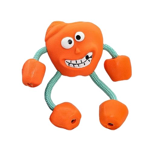 Frfik Quietschendes Hundespielzeug aus Gummi – quietschendes, unzerstörbares Gummi-Hundespielzeug, lustiges Superkau-Hundespielzeug für aggressive Kauer, interaktives Haustierspielzeug für Frfik Quietschendes Hundespielzeug aus Gummi – quietschendes, unzerstörbares Gummi-Hundespielzeug, lustiges Superkau-Hundespielzeug für aggressive Kauer, interaktives Haustierspielzeug für von Frfik