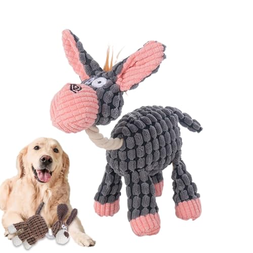 Frfik Quietschspielzeug für Hunde, Plüsch-Kauspielzeug für Hunde, interaktive Stofftiere für aggressive Kauer, Zahnreinigungsspielzeug für kleine, mittelgroße und große Hunde, 33 x 13 cm Frfik Quietschspielzeug für Hunde, Plüsch-Kauspielzeug für Hunde, interaktive Stofftiere für aggressive Kauer, Zahnreinigungsspielzeug für kleine, mittelgroße und große Hunde, 33 x 13 cm von Frfik
