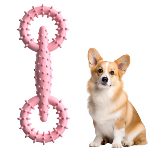 Frfik Ziehring-Spielzeug für Hunde, interaktives Zahnreinigungsspielzeug für Hunde, Langeweile und Training, Ziehring, Kauspielzeug für Haustiere Frfik Ziehring-Spielzeug für Hunde, interaktives Zahnreinigungsspielzeug für Hunde, Langeweile und Training, Ziehring, Kauspielzeug für Haustiere von Frfik