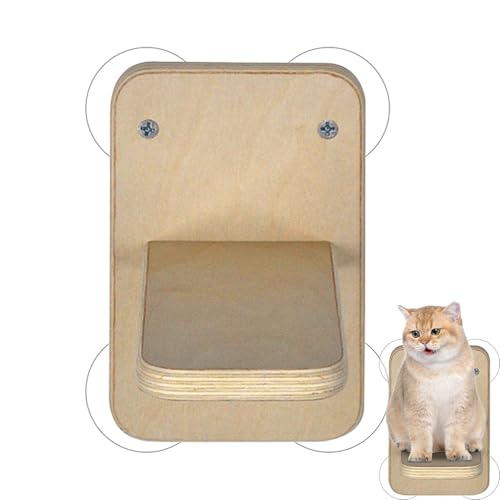 Katzen-Fensterbett-Hängematte, Katzenklettergerüst mit Saugnäpfen, Katzenkletterleiter, Massivholz, Wandmontage, Katzenspringen, Haustier-Fensterbett, Katzenmöbel, Kätzchen-Hängematte für Fenster, Katzen-Fensterbett-Hängematte, Katzenklettergerüst mit Saugnäpfen, Katzenkletterleiter, Massivholz, Wandmontage, Katzenspringen, Haustier-Fensterbett, Katzenmöbel, Kätzchen-Hängematte für Fenster, von Frfik