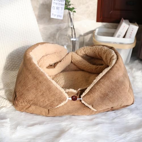Katzenbett, faltbares und atmungsaktives Katzenkissen, weiches Katzenkissen, faltbarer Schlafsack, waschbares Schlafversteck, Haustiersofas, warmes Hundehaus für den Winter, drinnen und draußen, Katzenbett, faltbares und atmungsaktives Katzenkissen, weiches Katzenkissen, faltbarer Schlafsack, waschbares Schlafversteck, Haustiersofas, warmes Hundehaus für den Winter, drinnen und draußen, von Frfik