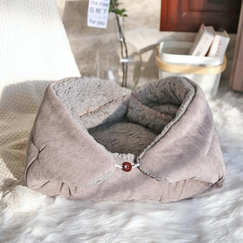 Katzenbett, faltbares und atmungsaktives Katzenkissen, weiches Katzenkissen, faltbarer Schlafsack, waschbares Schlafversteck, Haustiersofas, warmes Hundehaus für den Winter, drinnen und draußen, Katzenbett, faltbares und atmungsaktives Katzenkissen, weiches Katzenkissen, faltbarer Schlafsack, waschbares Schlafversteck, Haustiersofas, warmes Hundehaus für den Winter, drinnen und draußen, von Frfik