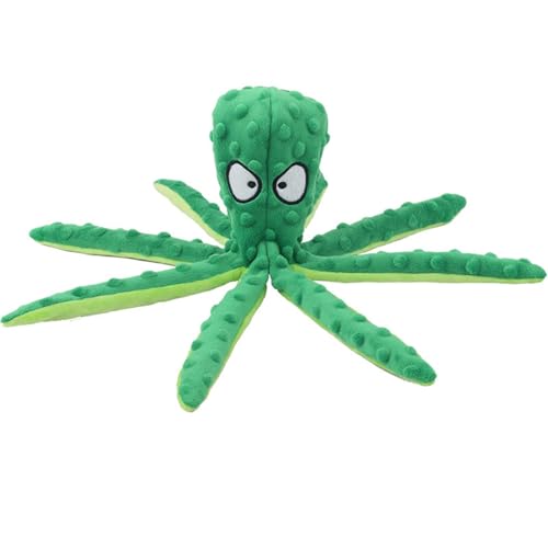 Octopus Hundespielzeug, interaktives Schnüffelspielzeug, quietschendes und knisterndes Plüsch-Hundespielzeug, Gehirnstimulierendes und Leckerli-Puzzle für Futtersuche, Instinkttraining, mittelgroße Octopus Hundespielzeug, interaktives Schnüffelspielzeug, quietschendes und knisterndes Plüsch-Hundespielzeug, Gehirnstimulierendes und Leckerli-Puzzle für Futtersuche, Instinkttraining, mittelgroße von Frfik