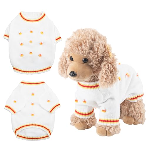 Frienda Halloween-3D-Strickpullover für Hunde, süß, bezaubernd, für kleine und mittelgroße Hunde, Dackel, Corgi, Französische Bulldogge, Katze, Winterfestival-Outfit Frienda Halloween-3D-Strickpullover für Hunde, süß, bezaubernd, für kleine und mittelgroße Hunde, Dackel, Corgi, Französische Bulldogge, Katze, Winterfestival-Outfit von Frienda