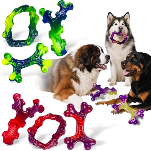 Frienhund Unzerstörbares Hundespielzeug für aggressive Kauer, langlebiges Kauspielzeug für große Hunde, Hundespielzeug für aggressive Kauer, große Rassen, ein super Set für Glück für alle Hunde, 9 von Frienhund