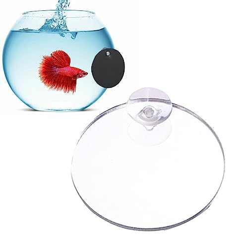 Acryl-Aquarienspiegel - Schwimmender doppelseitiger Fishbowl-Spiegel,Amüsante Aquarium-Dekoration für Aquarien, Büro, Zuhause und Wohnzimmer Frifer von Frifer