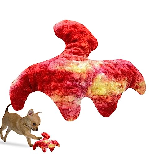 Frifer Dino Pet Plush Toy | Pet Supplies Plushie Toy for Cat and Dog - Portable Plush Pet Chewing Training Toys, Dog Squeaky Toys for Small Medium Dogs Puppy Pets Cats von Frifer