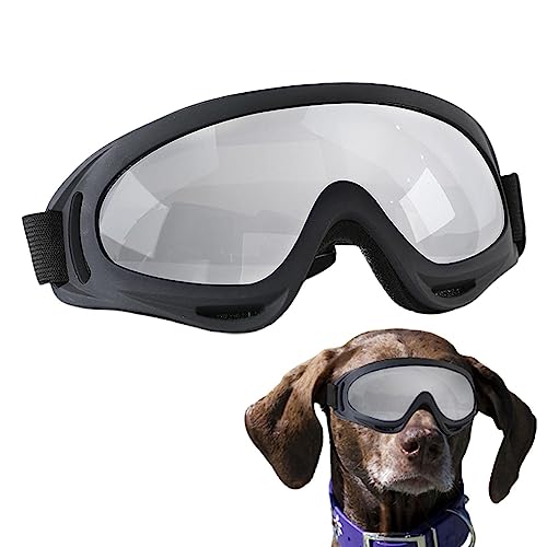 Hundeaugen-Sonnenbrille, Hundeaugen-Brille | Winddichte Haustier-Augenkleidung für Hunde mit UV-Schutz und Sonnenbrille, Strand-Sonnenbrille für mittelgroße und große Hunderassen Frifer von Frifer