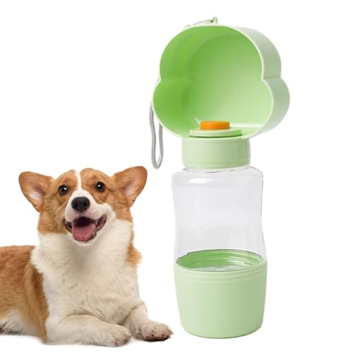 Tragbare Hunde-Wasserflasche, 400 ml, Outdoor-Wasserflasche und Futterbehälter – Hunde-Reisezubehör zum Wandern, Spazierengehen, Reisen, Camping, Picknick Frifer von Frifer