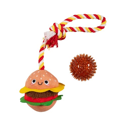 Fringe Studio 314527 Hundespielzeug aus Plüsch, mit Seil, You'RE The BUN That I Want, Pet Shop Collection von Fringe
