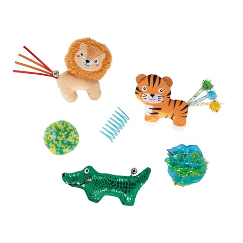 Fringe Studio 610023 Katzenspielzeug-Set, 6-teiliges Set, das nur GRRRREAT ist, Pet Shop Collection von Fringe