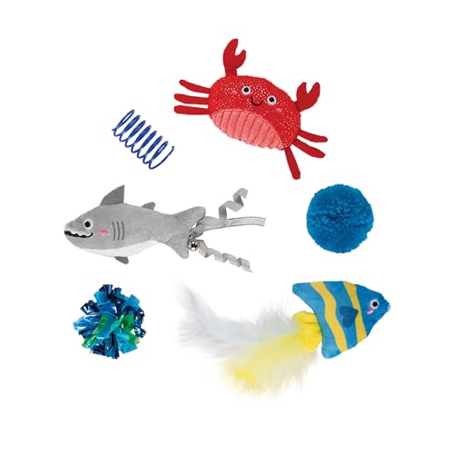 Fringe Studio 6PCS Multipack Cat Toy Set Water You Waiting for?, Pet Shop Collection (610022) von Fringe
