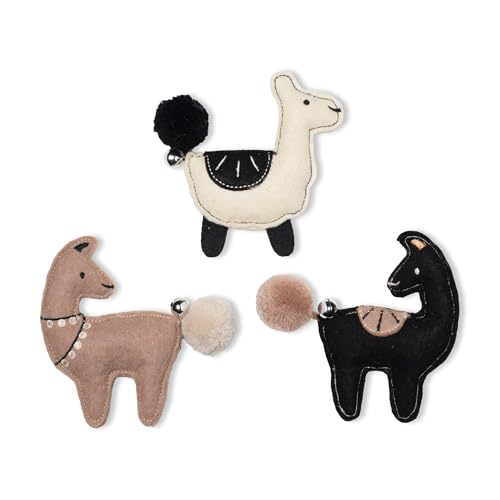 Fringe Studio 904048 Katzenspielzeug "Lamas JUST SAY", Mini-Sets, PetShop Collection (904048) von Fringe