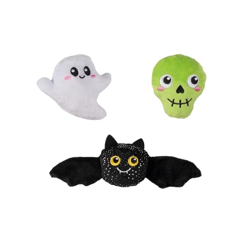 Fringe Studio Boo YAH! Plush Dog Toy 3 PCS Set, PetShop Collection (662191) von Fringe