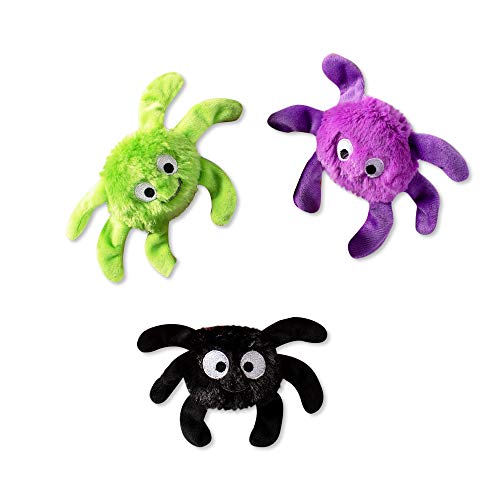 Fringe Studio Mini Hundespielzeug Set Gruselige Krabbelspinnen 3er Set (289479) von Fringe