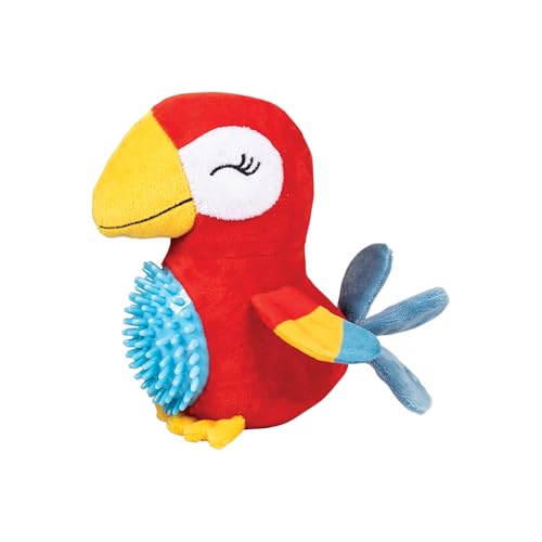 Fringe Studio Plush Dog Toy, Perching Perfection, Teeth and Gum Cleaning TPR Spiky Ball, Pet Shop Collection (314601) von Fringe