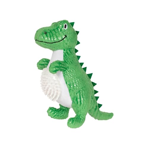 Fringe Studio Plush Dog Toy, Roar and Explore, Teeth and Gum Cleaning TPR Spiky Ball, Pet Shop Collection (314634) von Fringe