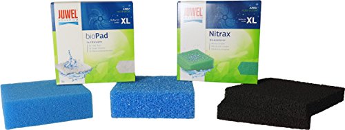 Friscer, Schwammfilter-Set für alle Juwel-Bioflow-Innenfiltersystem, Filterwatte, Filterschwämme, Aktivkohle, Nitrax von Friscer