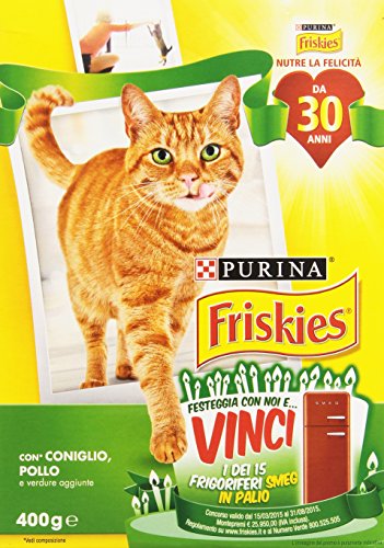FRISKIES Adult con coniglio pollo verdure e carote secco gatto gr. 400 FRISKIES Adult con coniglio pollo verdure e carote secco gatto gr. 400 von Friskies