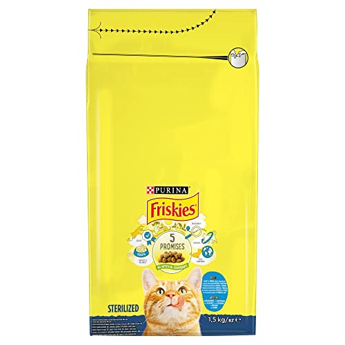 FRISKIES Sterilesed Lachs Katze sterilisiert 1,5 kg von Friskies