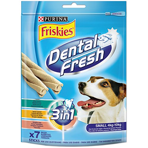 Purina Friskies Dental Fresh, Mundgeruch für kleine Hunde, 110 g von Friskies