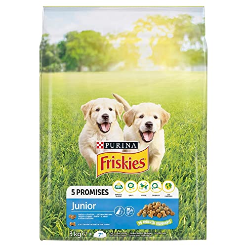 Friskies Nestle Polska Hundefutter Trockenfutter für Hunde, 3 kg Junior / 4 von Friskies