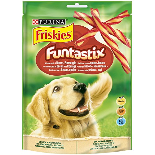 Friskies Purina Funtastix, Snacks, Leckereien, Leckereien für Hunde, 6 Beutel à 175 g von Friskies