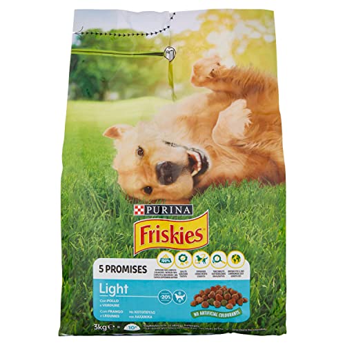 Friskies Vitafit Light CROCCHETTE für den Hund mit Huhn und Gemüse, 3 kg von Friskies