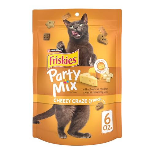 None None Noneade in USA Facilities Cat Treats, NoneNone NoneiNone Cheezy Craze Crunch - (6) 6 oz. Pouches von Friskies