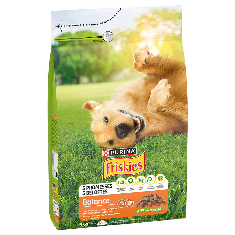 Purina FRISKIES Balance Hund mit Huhn, Rind und Gemüse - 3 kg Purina FRISKIES Balance Hund mit Huhn, Rind und Gemüse - 3 kg von Friskies