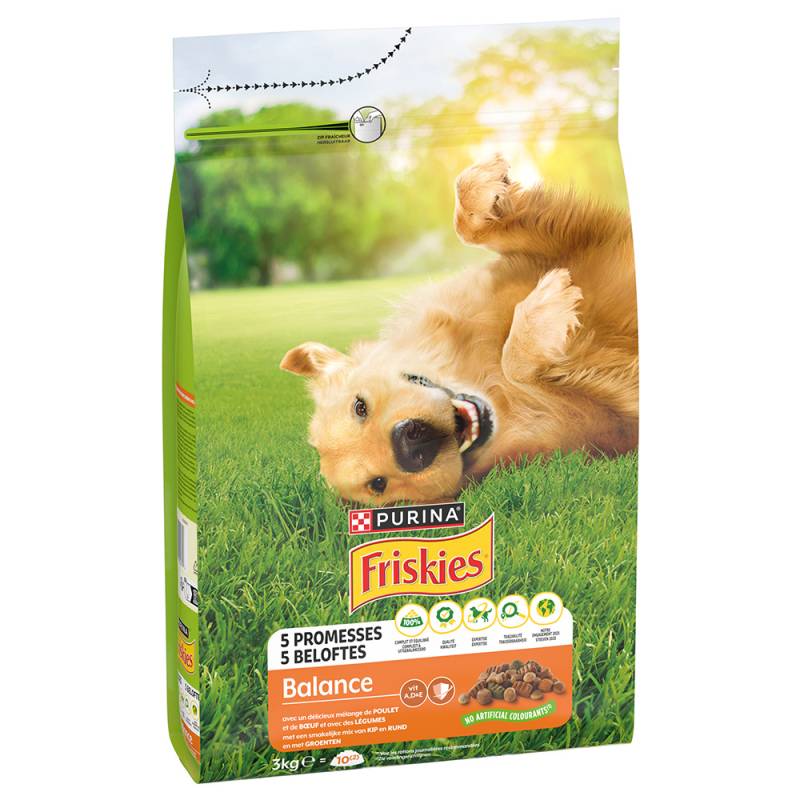 Purina FRISKIES Balance Hund mit Huhn, Rind und Gemüse - 3 kg Purina FRISKIES Balance Hund mit Huhn, Rind und Gemüse - 3 kg von Friskies
