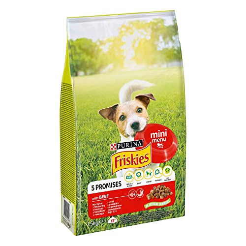 Purina FRISKIES Mini Menü Fleisch Kleiner Hund 1,5 kg von Friskies