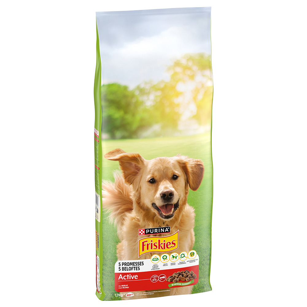 Purina Friskies Adult Hund Active mit Rind - 12 kg Purina Friskies Adult Hund Active mit Rind - 12 kg von Friskies