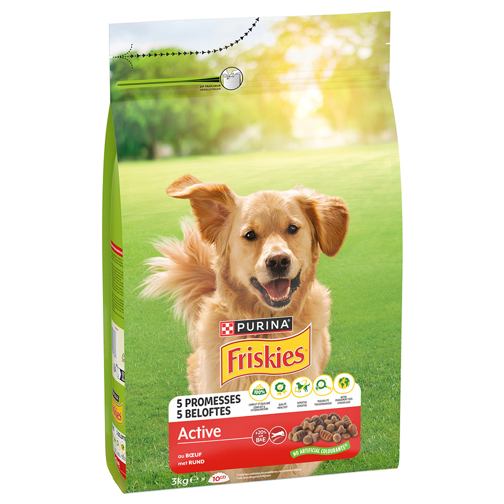 Purina Friskies Adult Hund Active mit Rind - 3 kg Purina Friskies Adult Hund Active mit Rind - 3 kg von Friskies