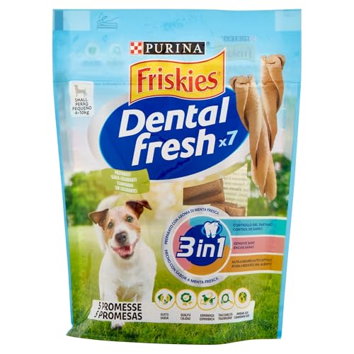 Purina Friskies Dental Fresh, Mundgeruch für kleine Hunde, 110 g Purina Friskies Dental Fresh, Mundgeruch für kleine Hunde, 110 g von Friskies