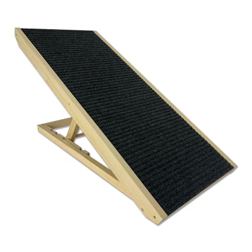 Froadp Hundetreppe für Kleine Hunde Hunderampe aus Kiefernholz mit Anti-rutsch Teppich Klappbar Katzentreppe Hundeleiter Höhenverstellbar Haustiertreppe Auffahrrampe für Bett oder Sofa Froadp Hundetreppe für Kleine Hunde Hunderampe aus Kiefernholz mit Anti-rutsch Teppich Klappbar Katzentreppe Hundeleiter Höhenverstellbar Haustiertreppe Auffahrrampe für Bett oder Sofa von Froadp