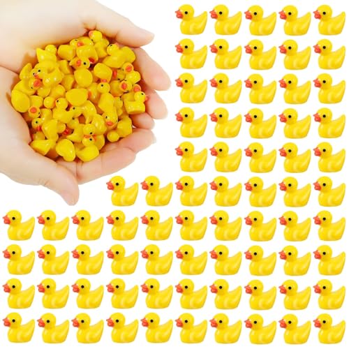 60 Stück Mini Enten Harz,Mini Resin Ducks,Gelb Miniatur Enten Figuren,Mini Enten für Dekoration,Aquarium,Miniaturgarten,Bonsai,Fischbecken,Puppenhaus, Topfdekorationen,DIY-Zubehör Heimdekoration 60 Stück Mini Enten Harz,Mini Resin Ducks,Gelb Miniatur Enten Figuren,Mini Enten für Dekoration,Aquarium,Miniaturgarten,Bonsai,Fischbecken,Puppenhaus, Topfdekorationen,DIY-Zubehör Heimdekoration von Frogetu