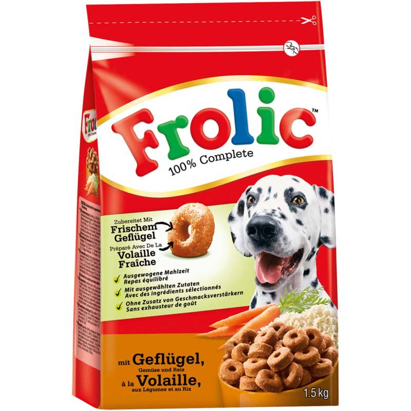 Frolic 100% Complete mit Geflügel, Gemüse und Reis 1,5kg von Frolic
