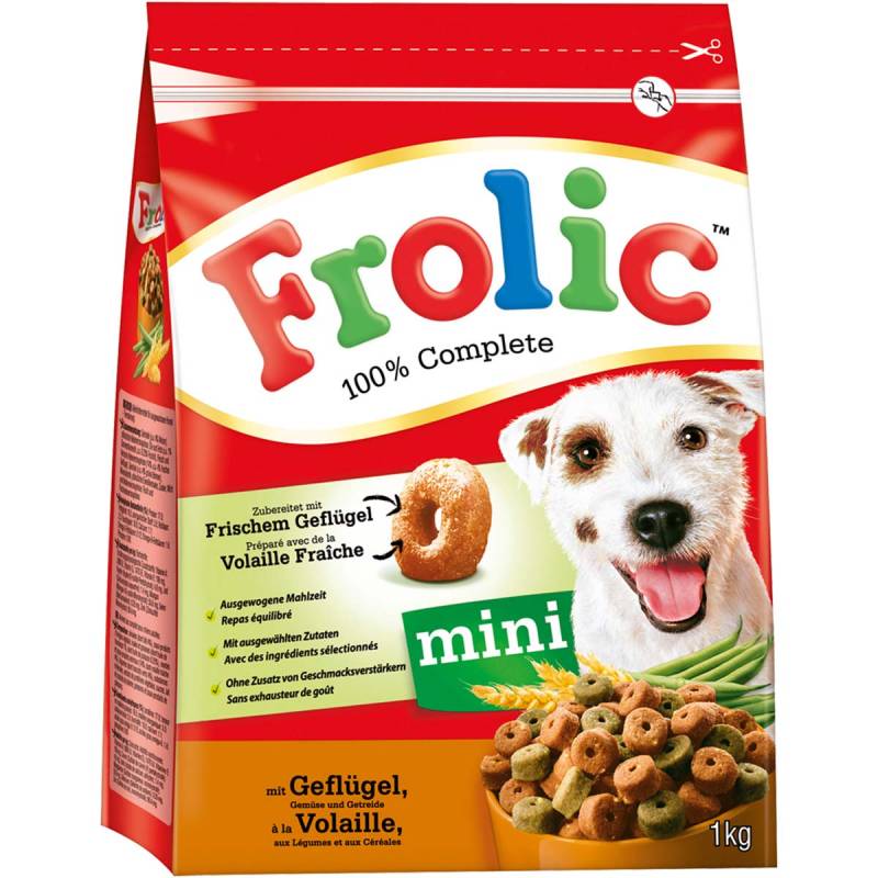 Frolic 100% Complete & Balanced Mini mit Geflügel 1kg von Frolic