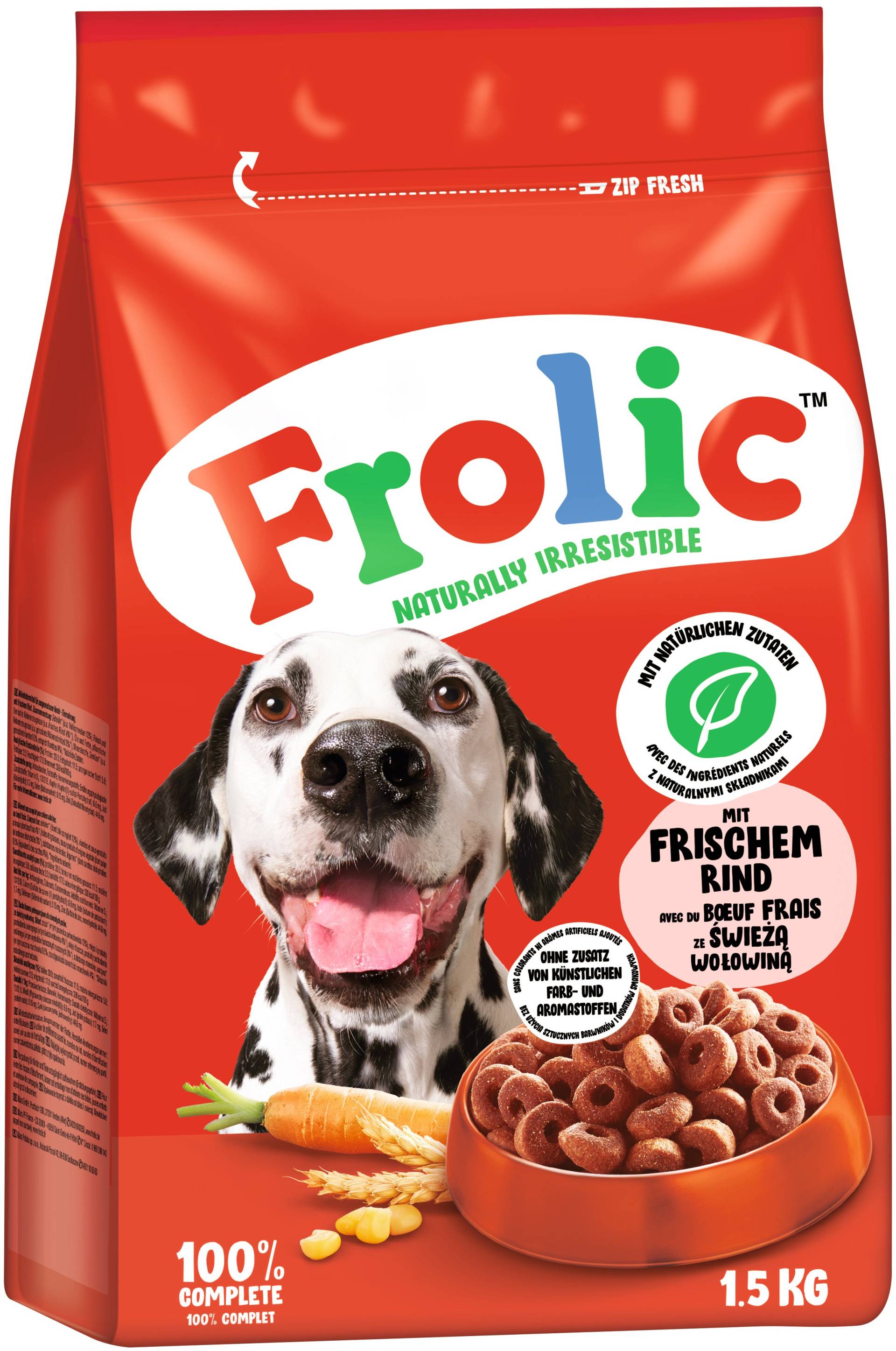 Frolic Beutel Rind 1,5kg Frolic Beutel Rind 1,5kg von Frolic