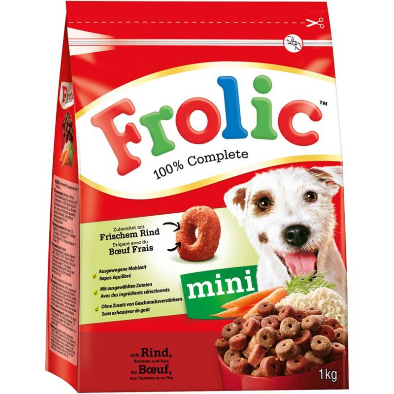 Frolic Complete Mini mit Rind, Karotten und Reis 1kg von Frolic