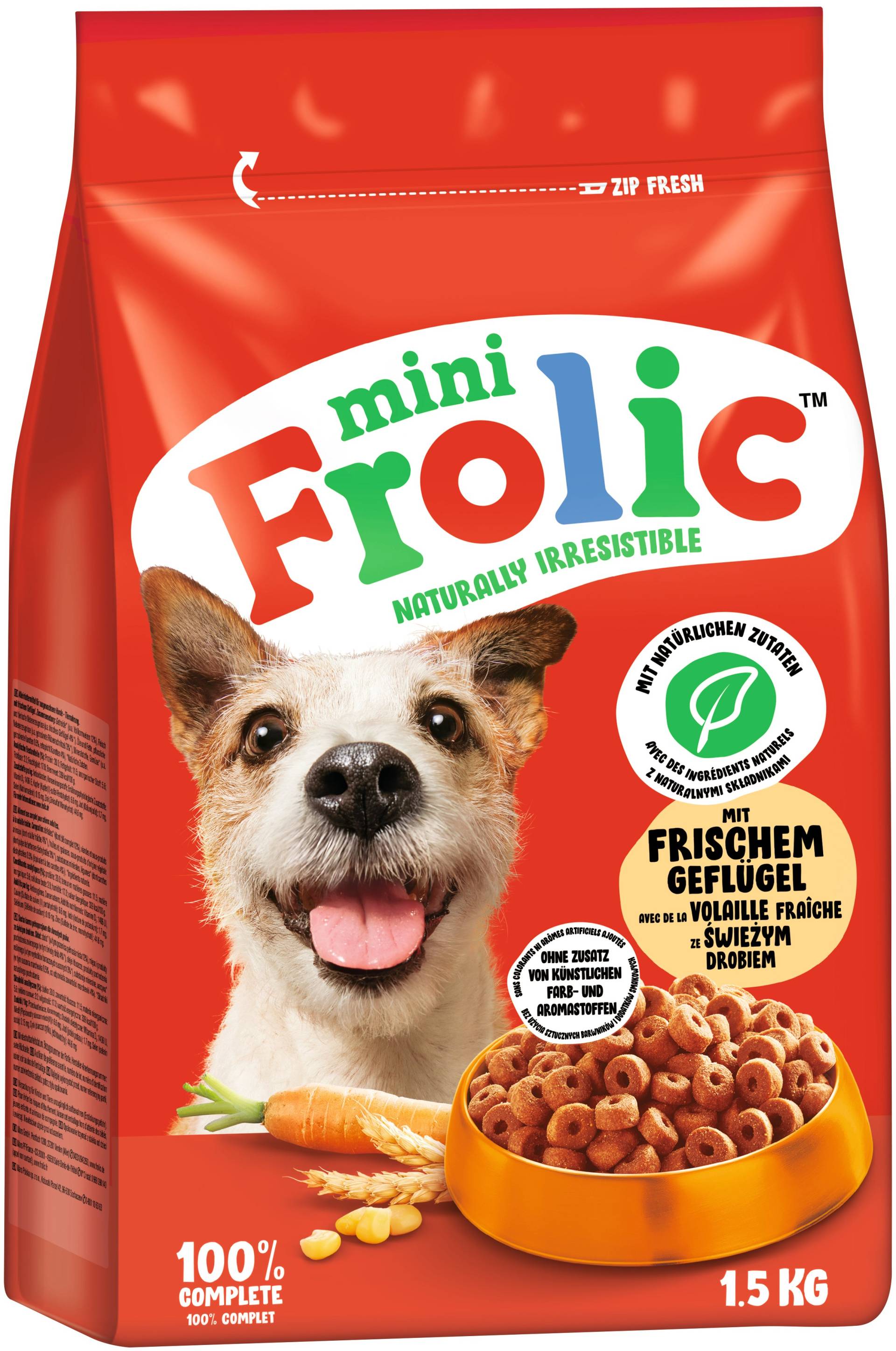 Frolic Mini Beutel Geflügel 1,5 kg Frolic Mini Beutel Geflügel 1,5 kg von Frolic