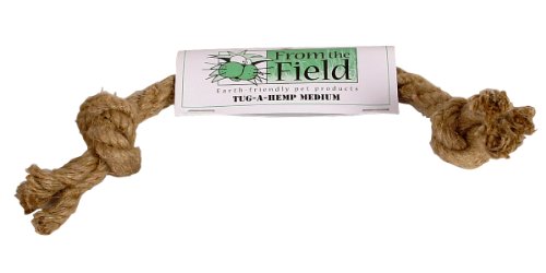 From The Field Tug-A-Hanf Hundespielzeug, Medium, Natur von From The Field
