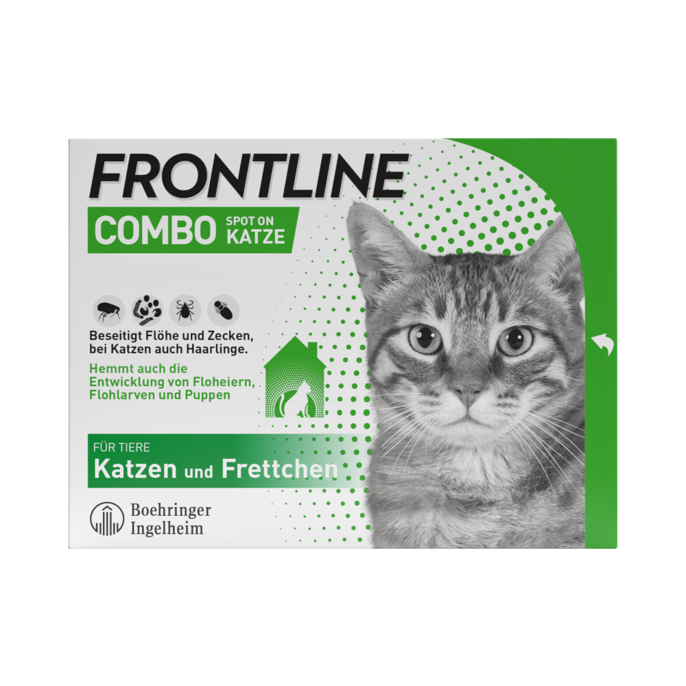 Frontline® Combo Spot-On Katze - 3 Pipetten x 0,5 ml von Frontline