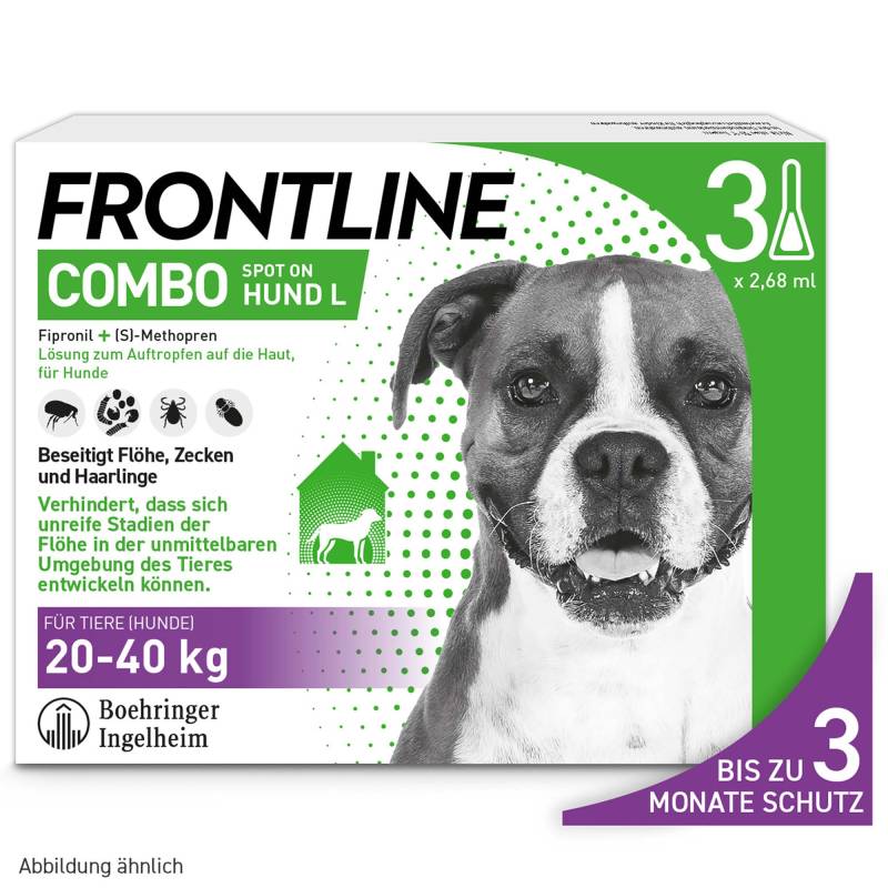 Frontline® Combo Spot-on Hund L (20 - 40 kg) - 3 Pipetten x 2,68 ml von Frontline
