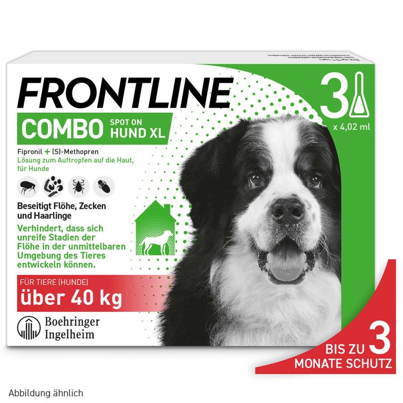 Frontline® Combo Spot-on Hund XL ( ab 40 kg) - 2 x 3 Pipetten x 4,02 ml von Frontline